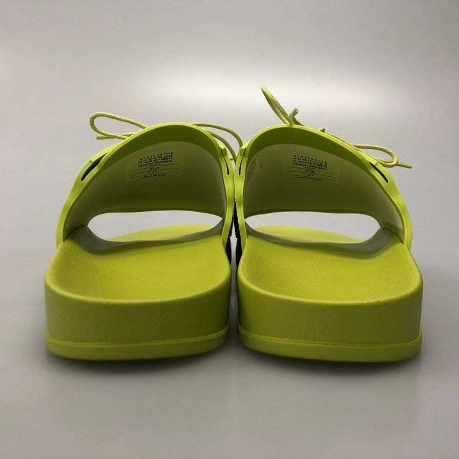 メゾン マルジェラ サンダル S58WX0100 ラバー グリーン系 サイズ37 レディース Maison Margiela 約24.0cm【AFD5】