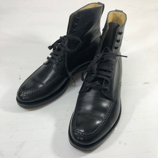 ヒロシツボウチ ブーツ カーフ ブラック サイズ6 メンズ HIROSHI TSUBOUCHI 約24.5cm【PTM】