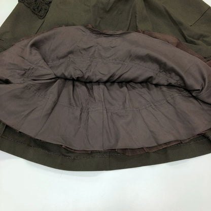 美品◆フォクシー ブティック 膝下ワンピース ダークオリーブ 40サイズ FOXEY BOUTIQUE 【AFB42】