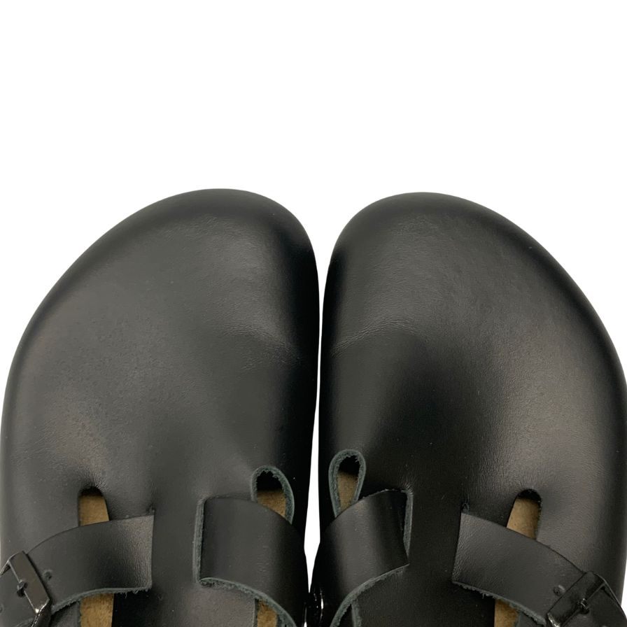 新品同様◆ビルケンシュトック ボストン サンダル レザー メンズ サイズ26.0 ブラック系 BIRKENSTOCK Boston BS【AFD2】