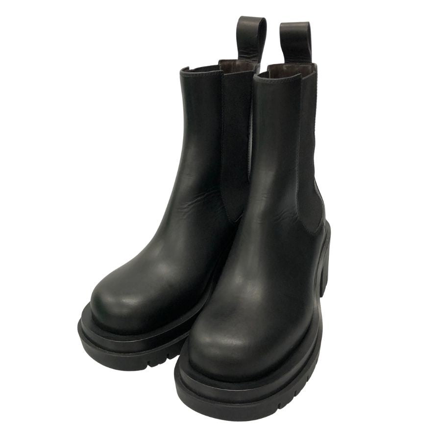 ボッテガヴェネタ ブーツ アンクルブーツ サイドゴア ブラック サイズ34.5 レディース BOTTEGA VENETA 約22.0cm【AFD6】