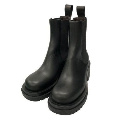 ボッテガヴェネタ ブーツ アンクルブーツ サイドゴア ブラック サイズ34.5 レディース BOTTEGA VENETA 約22.0cm【AFD6】