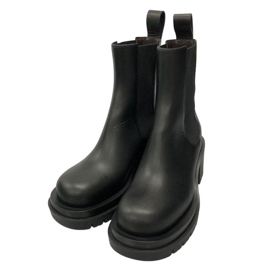 ボッテガヴェネタ ブーツ アンクルブーツ サイドゴア ブラック サイズ34.5 レディース BOTTEGA VENETA 約22.0cm【AFD6】