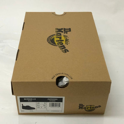 ドクターマーチン 26592001 バーマン ローカット 3ホールレザーシューズ ワイオミングレザー ブラック US9 メンズ Dr.Martens BERMAN LO 約27.0cm【AFD4】