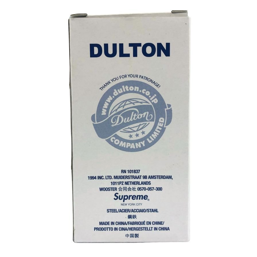 シュプリーム×マーティンローズ 缶 Supreme Martine Rose Dulton Stash Can
