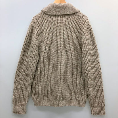 美品◆エルエルビーン カーディガン ニット クラシック ラグ 511548  メンズ ベージュ サイズM L.L.BEAN 【AFA23】
