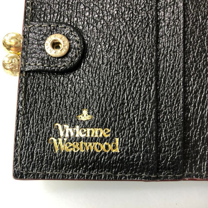 ヴィヴィアンウェストウッド 二つ折り がま口財布 オーブ 黒 Vivienne Westwood【AFI21】