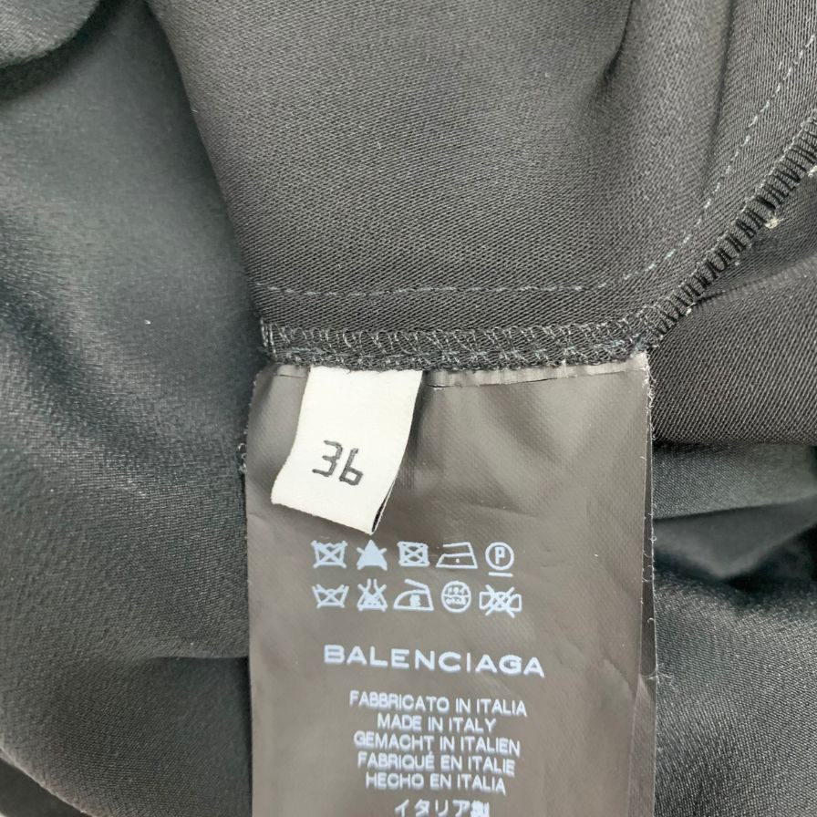 美品◆バレンシアガ ワンピース 13SS ブラック レディース サイズ36 343751 BALENCIAGA 【AFB8】