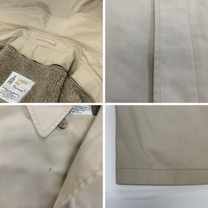 中古■ロンドンフォグ バルカラーコート 70年代 USA製 ライナー付き ベージュ メンズ サイズ40 LONDON FOG 【AFA9】