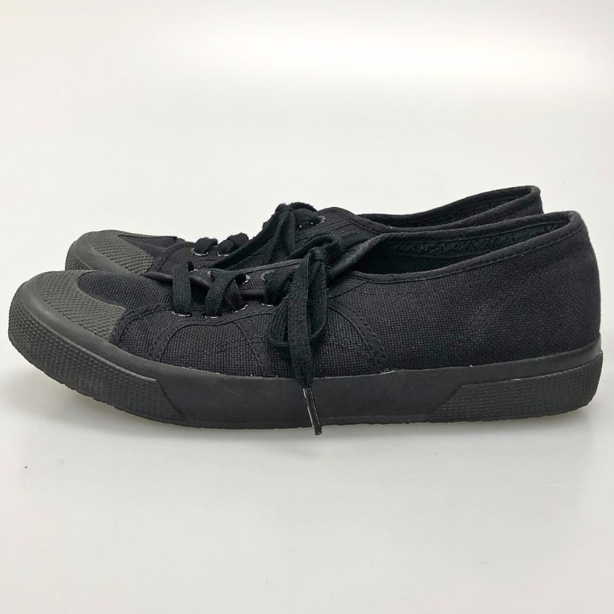 スペルガ スニーカー 2725 NUDE  キャンバス  メンズ ブラック サイズ43 SUPERGA 約28.0cm【AFC47】