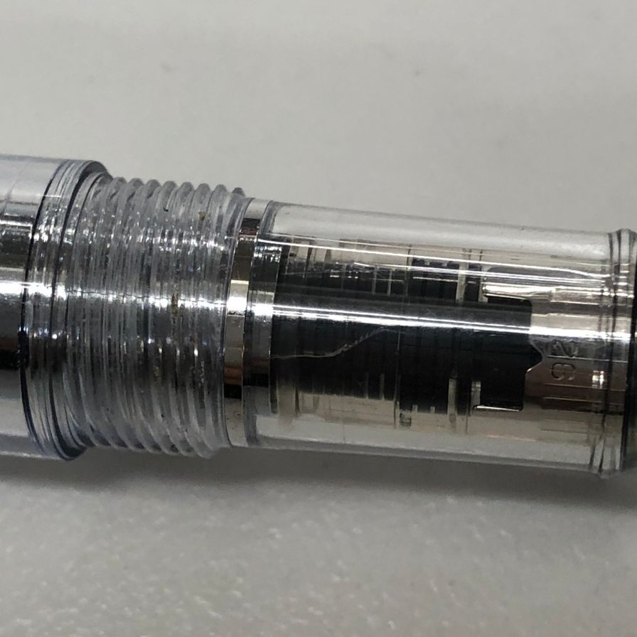 プラチナ 万年筆 センチュリー 3776 透明 クリア ペン先14K F 585 日本製 PLATINUM CENTURY【AFI12】