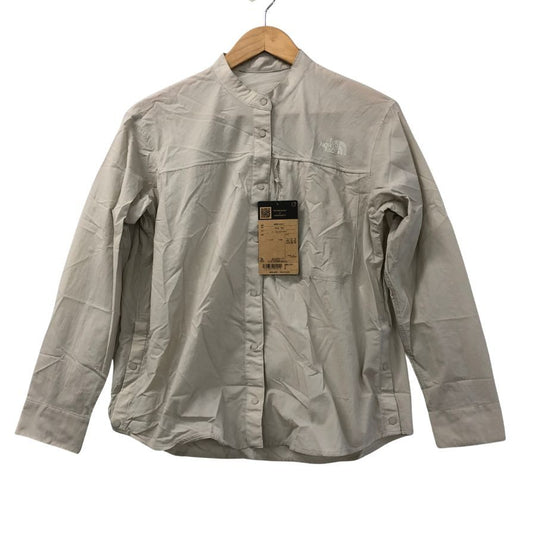 新品同様◆ザ ノース フェイス NRW12601 ハイカーズシャツ レディース フォッシルエイボリー サイズM THE NORTH FACE 【AFB32】