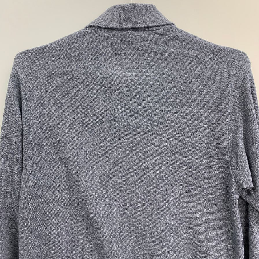 極美品◆ラコステ ポロシャツ 長袖 L1313A クラシックフィット コットン ブルー系 サイズFR3  LACOSTE 【AFB9】