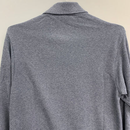 極美品◆ラコステ ポロシャツ 長袖 L1313A クラシックフィット コットン ブルー系 サイズFR3  LACOSTE 【AFB9】