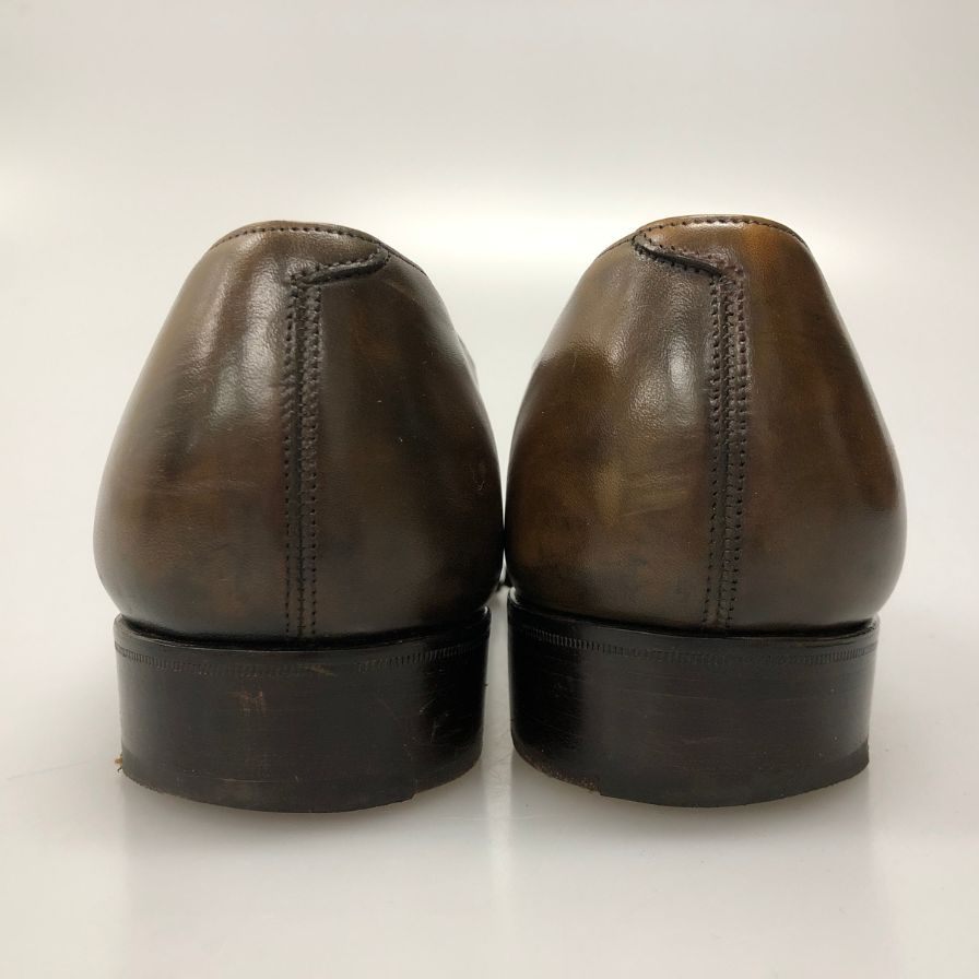 ガジアーノ＆ガーリング レザーシューズ ローファー Avignon サイズUK8E ブラウン GAZIANO&GIRLING ローファー 約26.5cm【LA】【中古】
