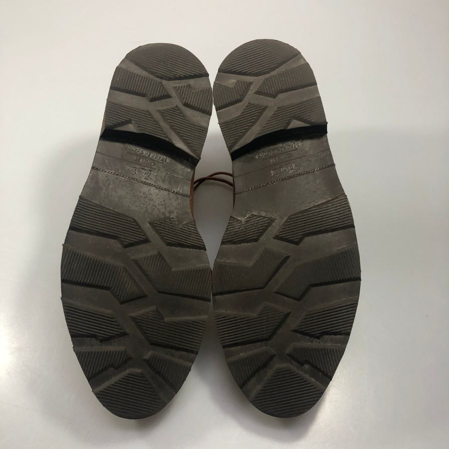 パラブーツ レザーシューズ Uチップ アヴィニョン マロン ブラウン メンズ サイズUK6.5 PARABOOT AVIGNON 約25.0cm【AFD13】