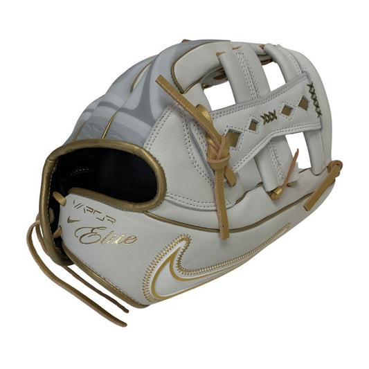 ナイキ ヴェイパーエリート 軟式用グラブ 右投げ 内野手用グローブ 11.75インチ ホワイト系 NIKE【AFI19-2】【中古】