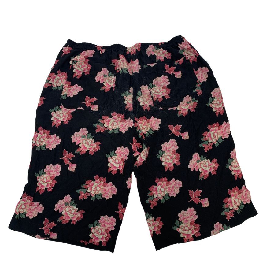 グッチ 624399 ショートパンツ シルク 花柄 メンズ サイズ46 GUCCI 【AFB27】
