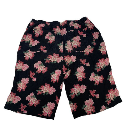 グッチ 624399 ショートパンツ シルク 花柄 メンズ サイズ46 GUCCI 【AFB27】