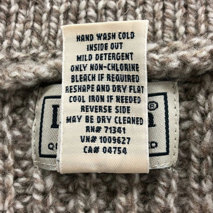 美品◆エルエルビーン カーディガン ニット クラシック ラグ 511548  メンズ ベージュ サイズM L.L.BEAN 【AFA23】