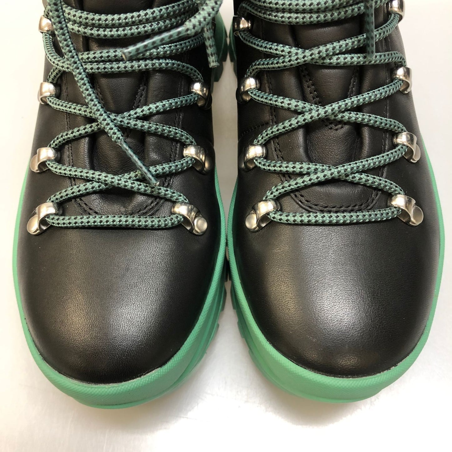 メレル ブーツ トレッキングブーツ Bristol MID レディース サイズ24 ブラック グリーン系 MERRELL 約24.0cm【AFD4】