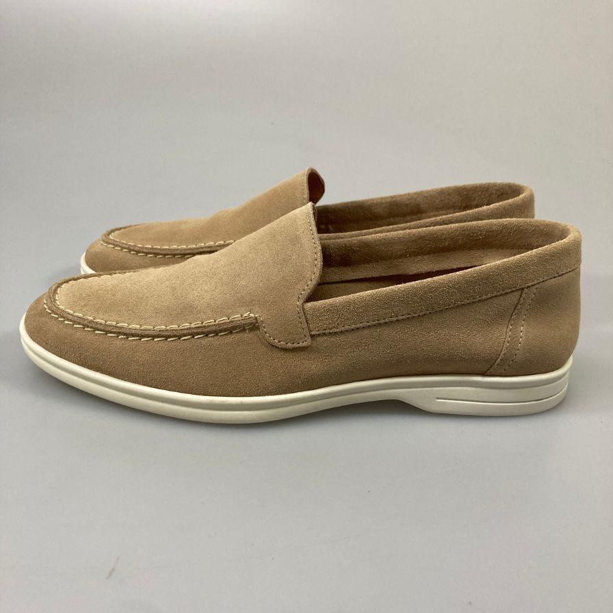ブリッラ ペル イル グスト ビームス スエード スリッポン メンズ ベージュ サイズ40 Brilla per il gusto×BEAMS 約25.0cm【AFD13】