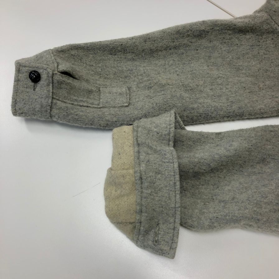 美品◆アマナ ウール ジャケット 60年代想定 グレー メンズ サイズL AMANA 【AFA17】