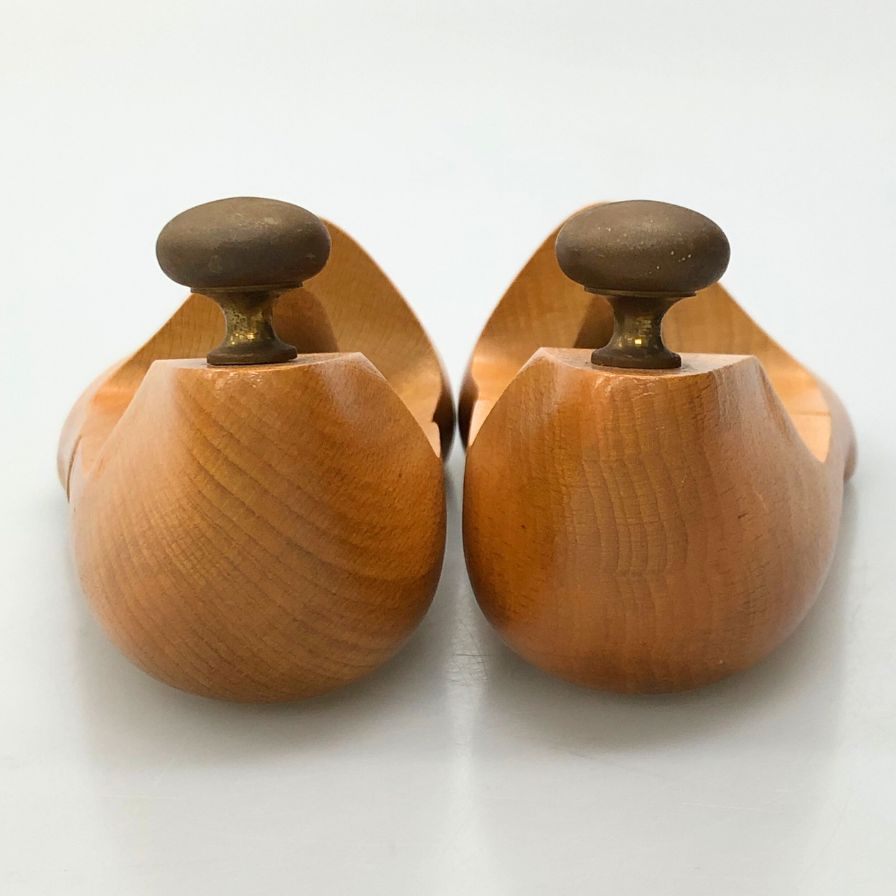 ラ コルドヌリ アングレーズ シューツリー 木製 ブラウン メンズ サイズ40・41 LA CORDONNERIE ANGLAISE 約25.5cm【AFC8】