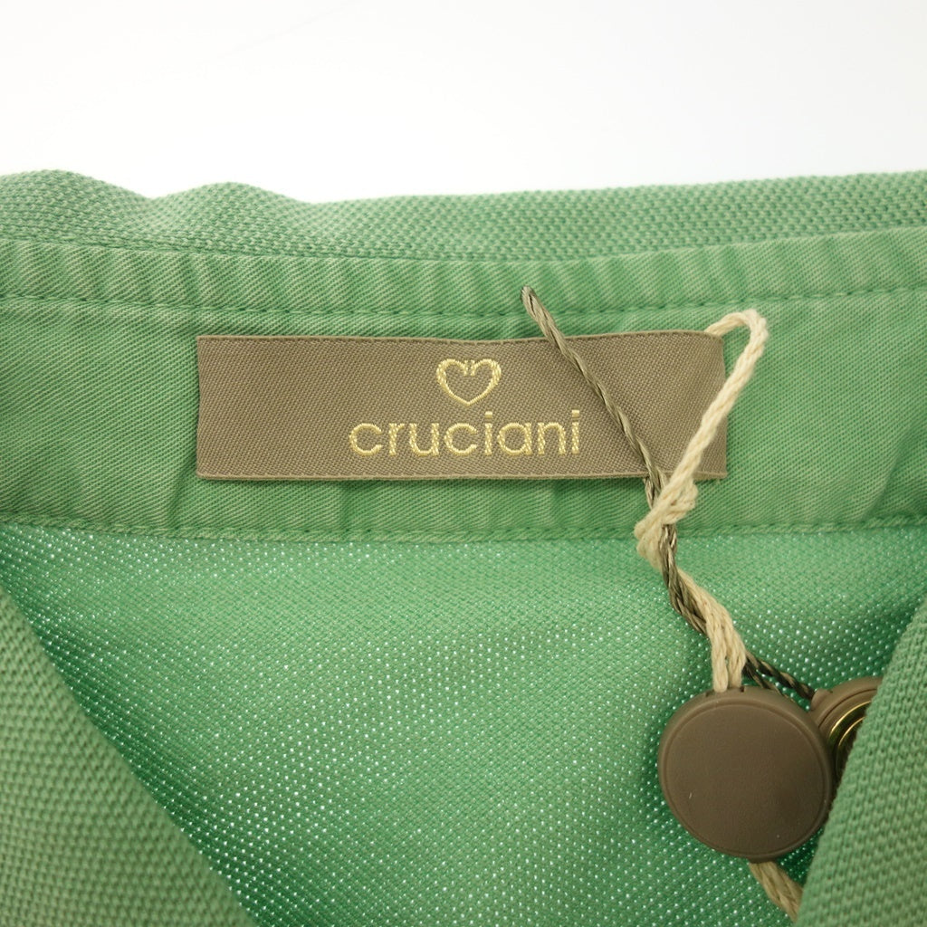 Like new ◆ Cruciani Polo Shirt Cotton Men's Size 60 Green CRUCIANI [AFB15] 