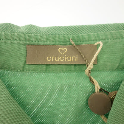 Like new ◆ Cruciani Polo Shirt Cotton Men's Size 60 Green CRUCIANI [AFB15] 