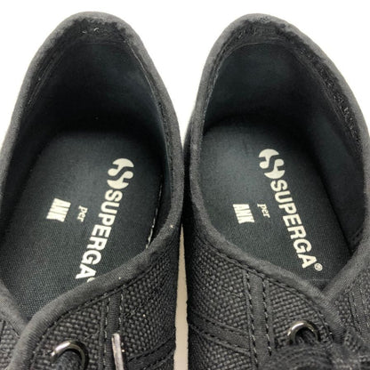 スペルガ スニーカー 2725 NUDE  キャンバス  メンズ ブラック サイズ43 SUPERGA 約28.0cm【AFC47】