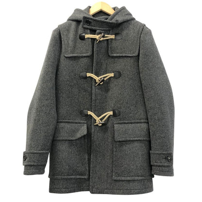 美品◆プラダ ショート丈 ダッフルコート 2014 SGH609 R132 メンズ サイズ46 グレー PRADA 【AFA8】