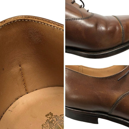 クロケット&ジョーンズ レザーシューズ 内羽根 ストレートチップ コノート 236ラスト メンズ ブラウン サイズ7.5E CROCKETT&JONES CONNAUGHT ビジネスシューズ 約26.0cm【LA】【中古】