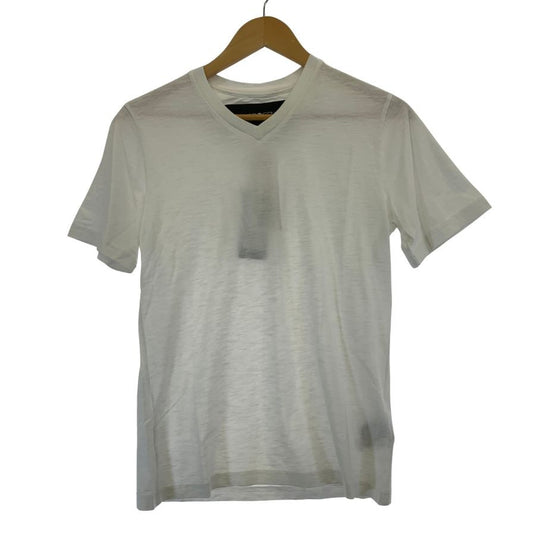 新品同様◆ハイドロゲン Tシャツ  Vネック ロゴ デザイン コットン ホワイト XS HYDROGEN 【AFB16】