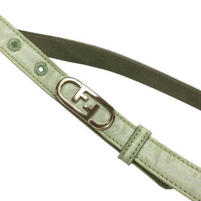 新品同様◆フェンディ 22SS キルティングジャケット FF総柄 グリーン×ピンク レディース サイズ38 FJ7264 FENDI by Kim Jones Hairdo Girls 【AFA19】