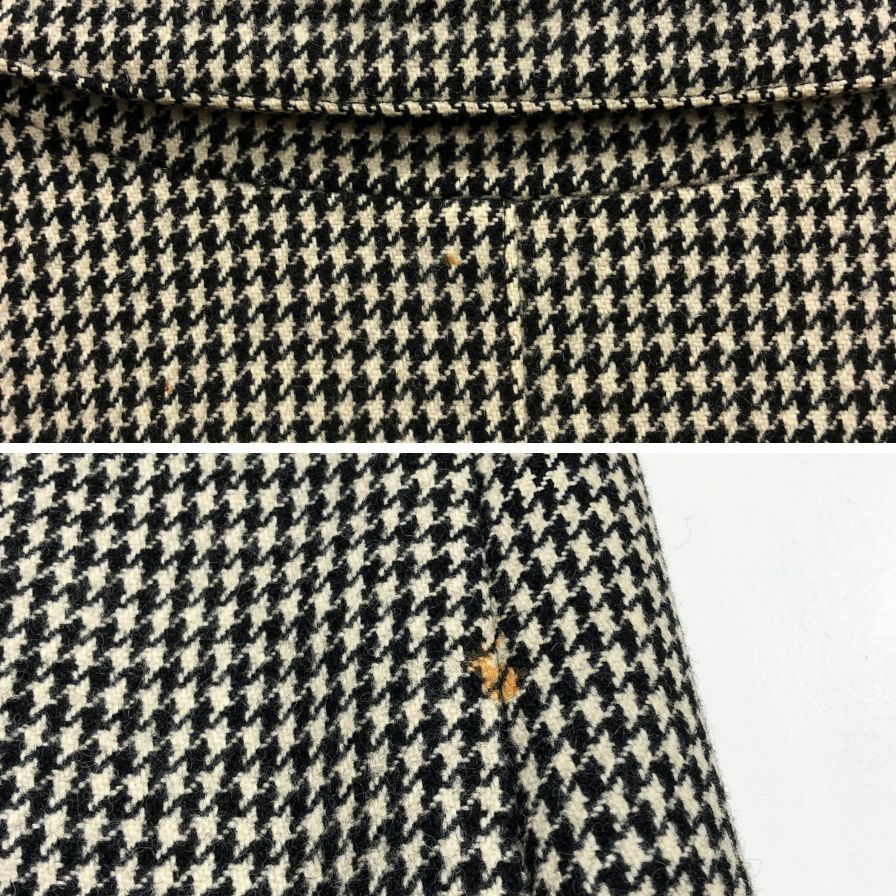 美品◆マッキントッシュ  ダンケルド バルカラーコート ウール レーヨン  バルカラーコート ハウンドトゥース柄 グレー系 サイズ38  mackintosh 【AFB42】