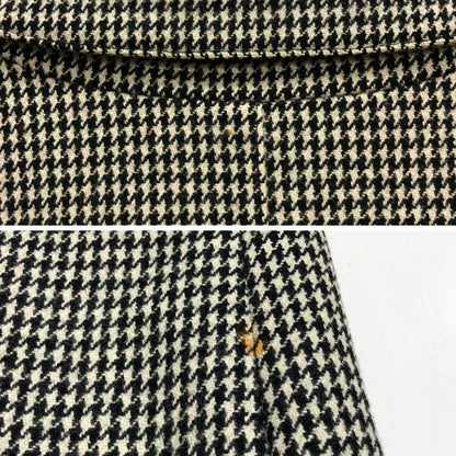 美品◆マッキントッシュ  ダンケルド バルカラーコート ウール レーヨン  バルカラーコート ハウンドトゥース柄 グレー系 サイズ38  mackintosh 【AFB42】