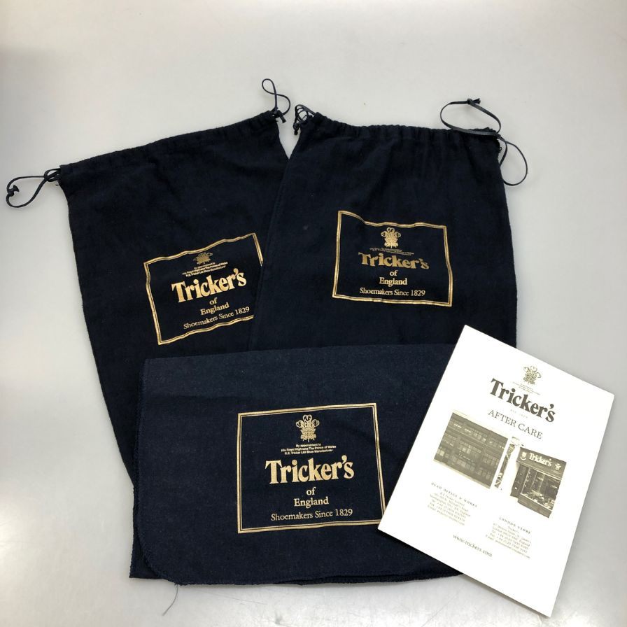 トリッカーズ M5634 ストウ カーフ メンズ ベージュ UK8.5  Tricker's ビジネスシューズ 約26.5cm【LA】【中古】