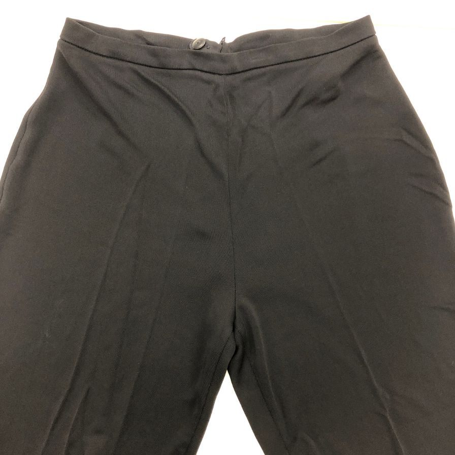 ジョルジオアルマーニ パンツ バックジップ ブラック レディース サイズ38 GIORGIO ARMANI 【AFB12】
