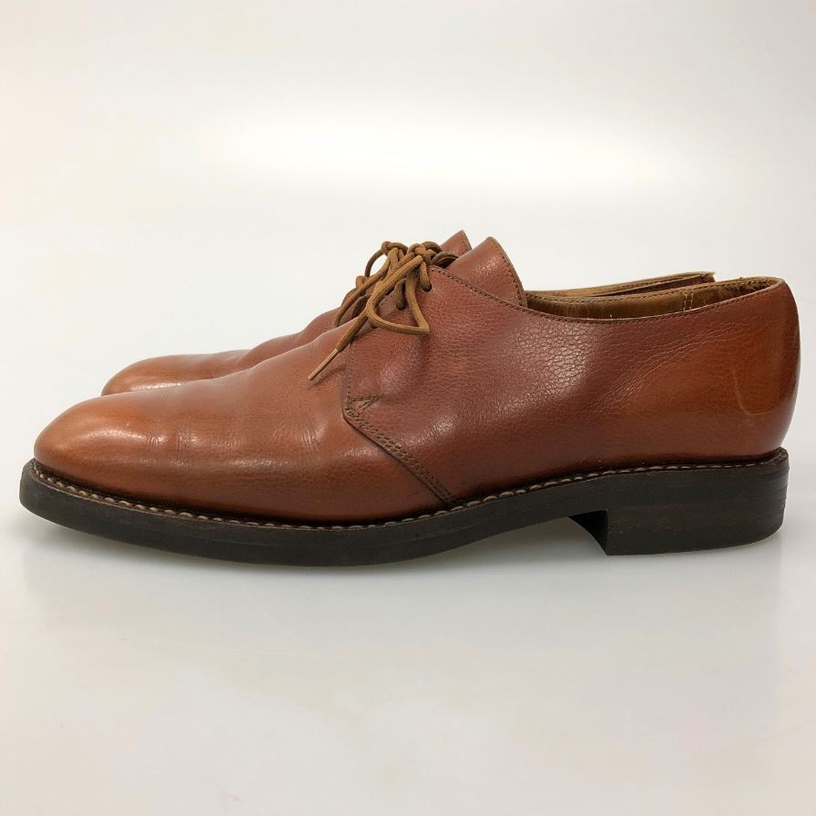 ジョージクレバリー レザーシューズ K35269 プレーントゥ メンズ ブラウン サイズ6.5 GEORGE CLEVERLEY ビジネスシューズ 約25.0cm【LA】【中古】
