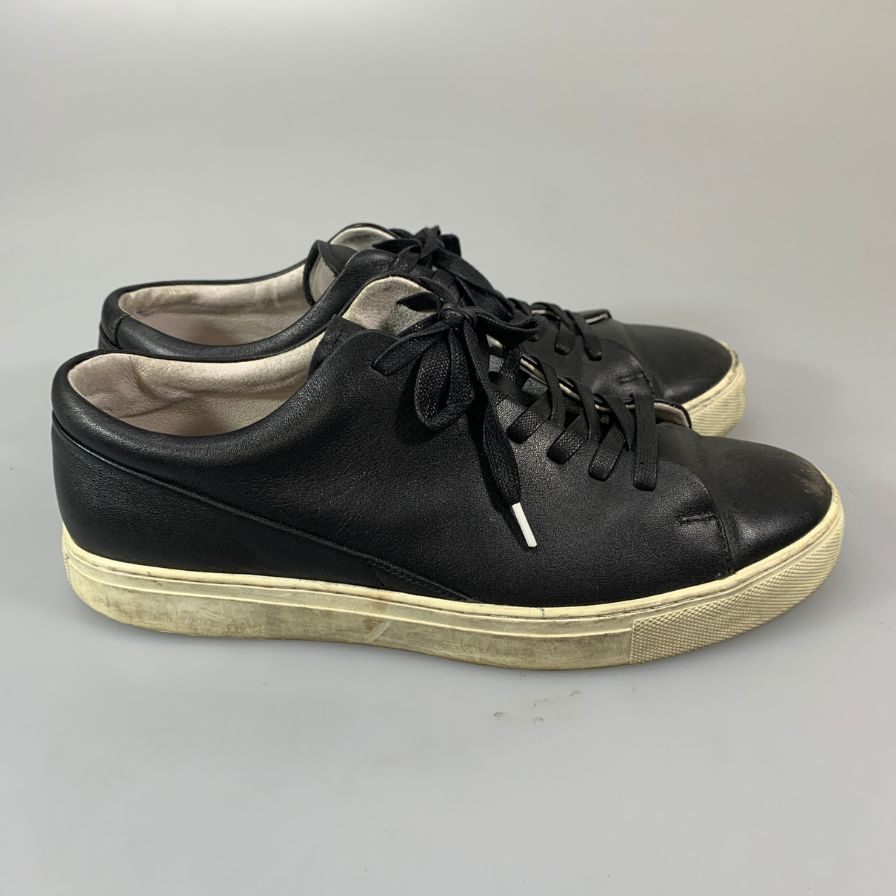 アルフレッド バニスターレザースニーカー ブラック メンズ サイズ41 ALFREDO BANNISTER 約26.0cm【YB1】