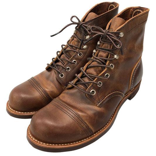 レッドウィング ブーツ 8085 アイアンレンジャー ブラウン サイズ26 メンズ REDWING 約26.0cm【AFD5】