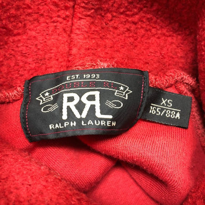 美品◆ダブルアールエル ラルフローレン 1つ星タグ プルオーバーパーカー レッド メンズ サイズXS RRL RALPH LAUREN 【AFB9】