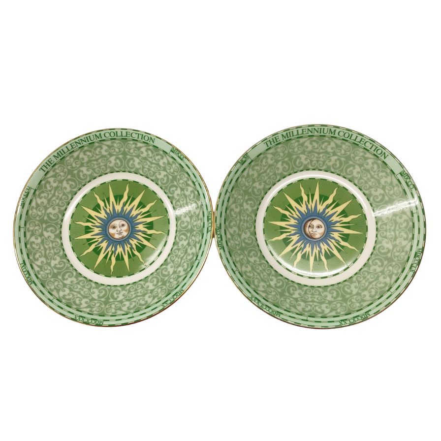 ウェッジウッド ペア カップ&ソーサー ミレニアムコレクション 20世紀 1998年 WEDGWOOD