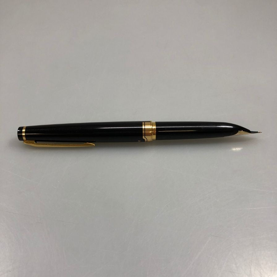 パイロット 万年筆 キャップ式 ペン先 14K 585 ブラック&ゴールド  PILOT【AFI14】
