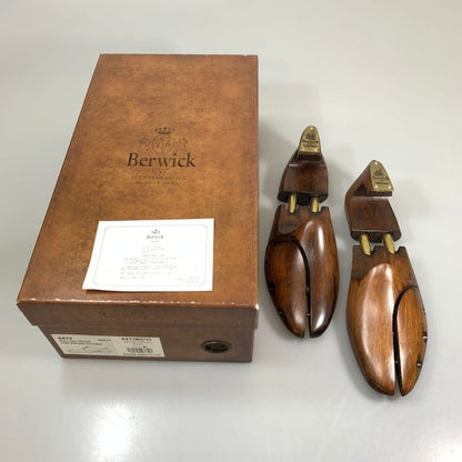 バーウィック レザーシューズ 4477 Uチップ メンズ サイズUK5.5 ブラック Berwick 約24.5cm【AFD14】