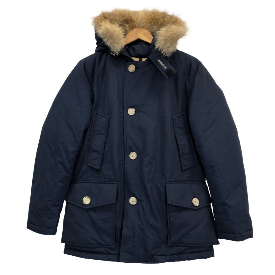 美品◆ウールリッチ アークティックパーカー メンズ ブルー系 XXS WOOLRICH 【AFF22】