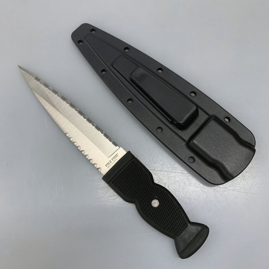 コールドスチール スキャンドゥナイフ シングルエッジ シース付き COLDSTEEL【AFI18-3】【中古】