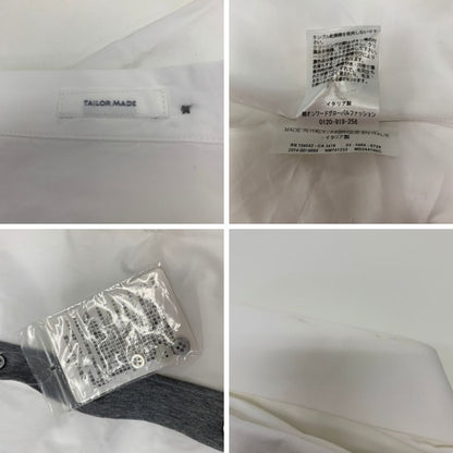 美品◆ジルサンダー 長袖シャツ ホワイト メンズ サイズ37 JIL SANDER 【AFB34】