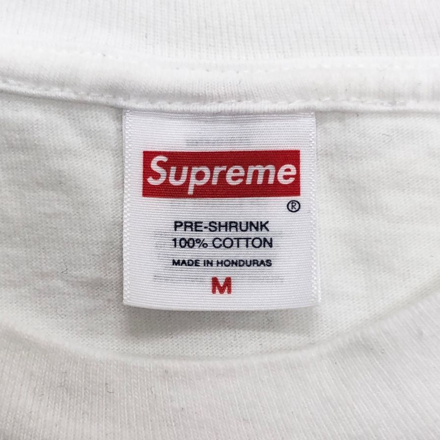 美品◆シュプリーム Tシャツ 25SS 0701-252627  エイフェックスツイン ホワイト サイズM Supreme 【AFB34】